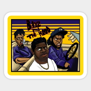 BoyzNdaHOOOD Sticker